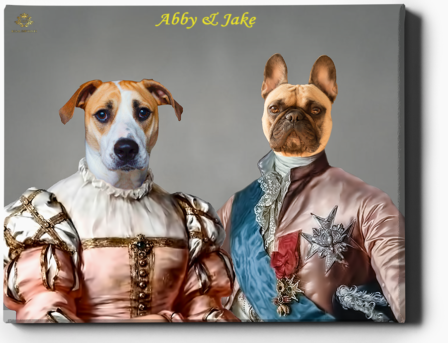 Custom Double hot Pet Portrait from Photo