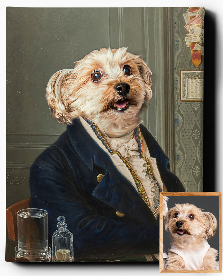 The Victorian Explorer | Custom Pet Portrait | Custom Royal Portraits - Regal Pawtraits