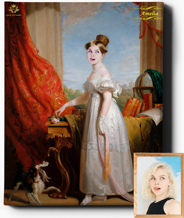 Little Regal Lady | Custom Royal Portraits | Custom Gift for Kids - Regal Pawtraits