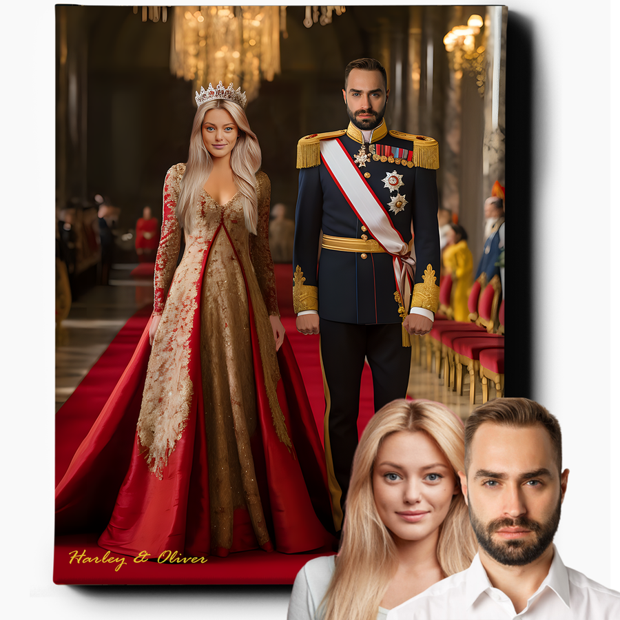 Royal Couple at Palace