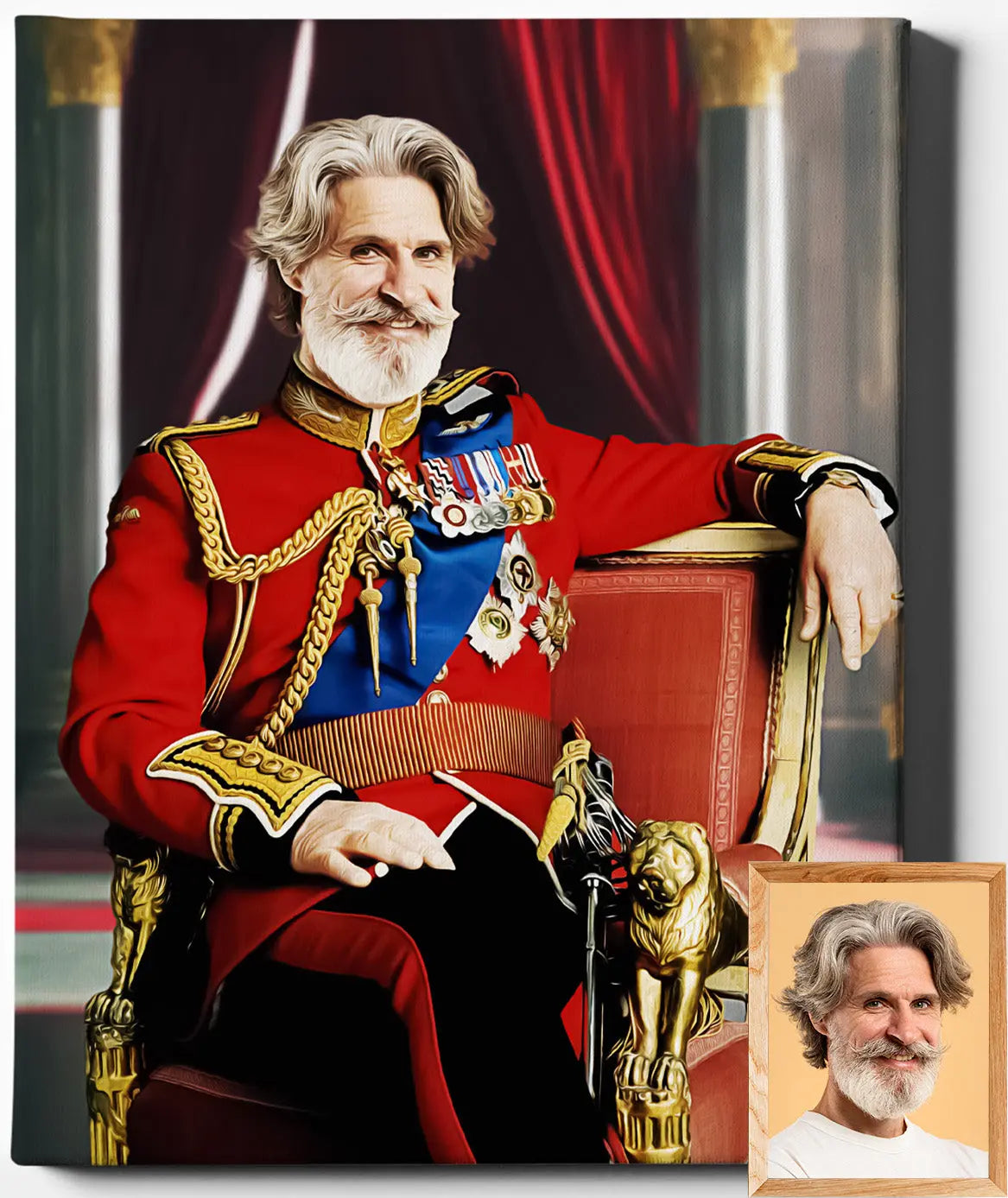 King III - Custom Royal Portraits - Make Me Royal Art - Regal Pawtraits