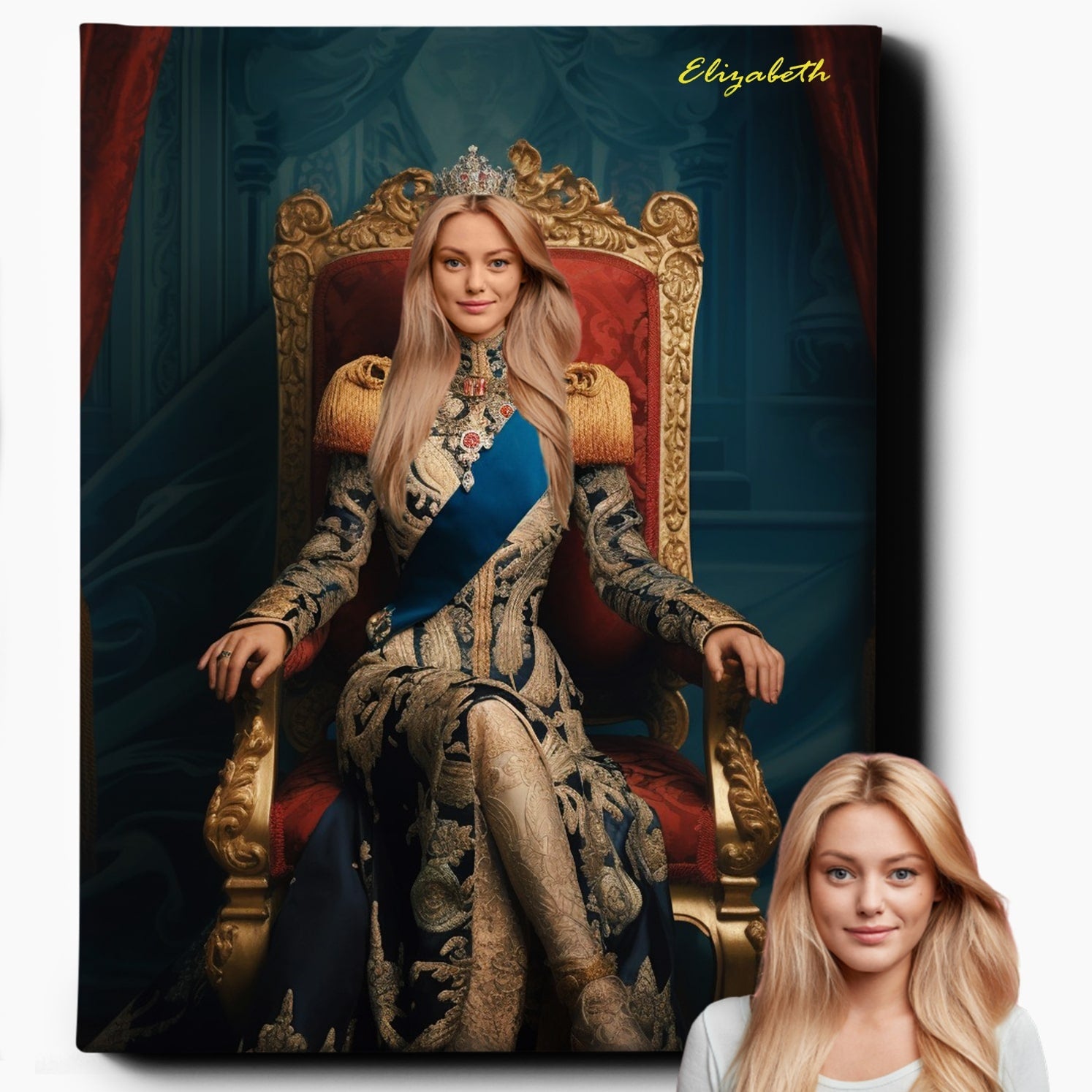 Royal Queen On The Throne