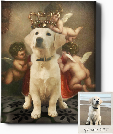 The Royal Pet | Custom Pet Portrait | Custom Royal Portraits - Regal Pawtraits
