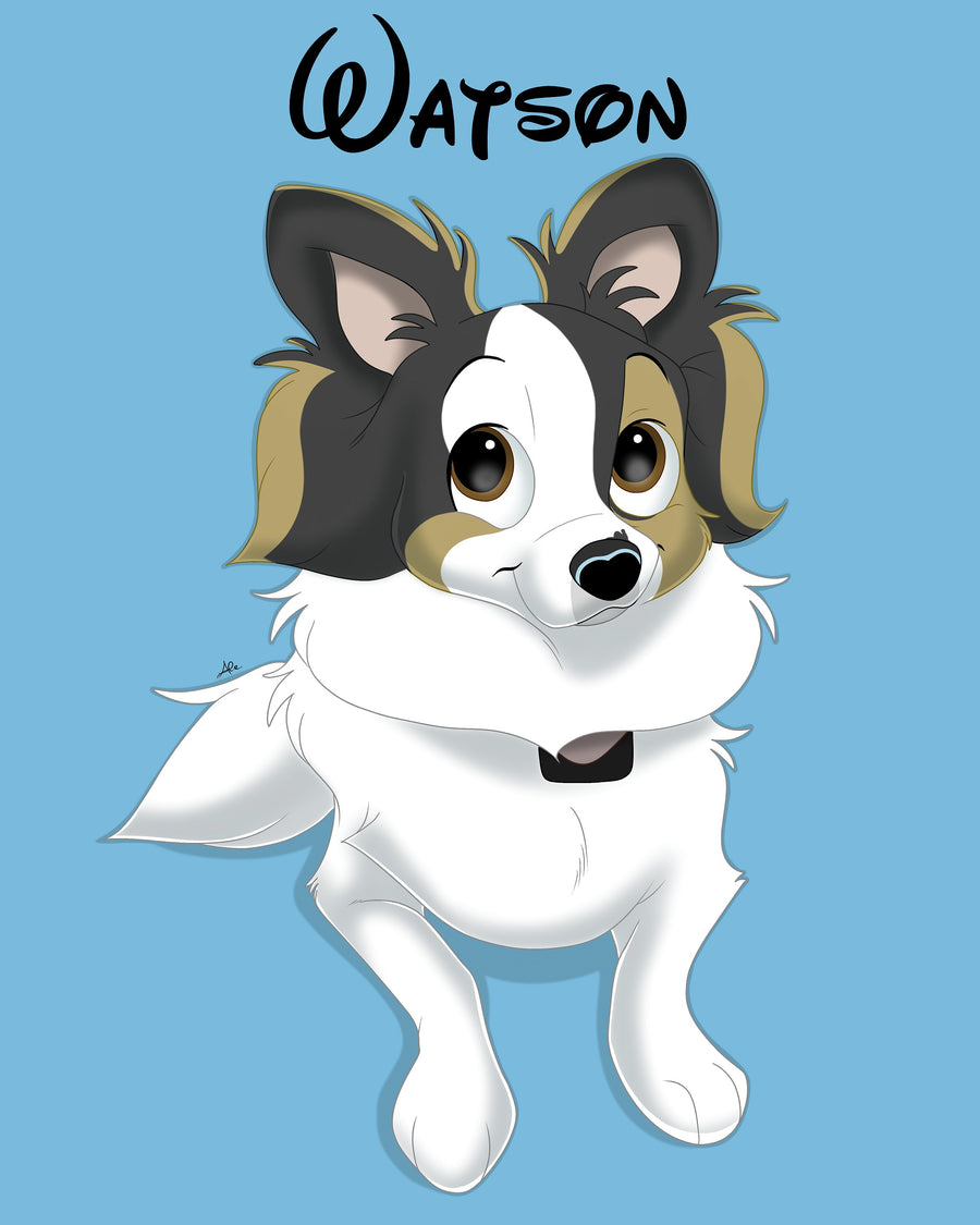 Custom Disneyfied Pet Portrait | Pet Disneyfication - Regal Pawtraits