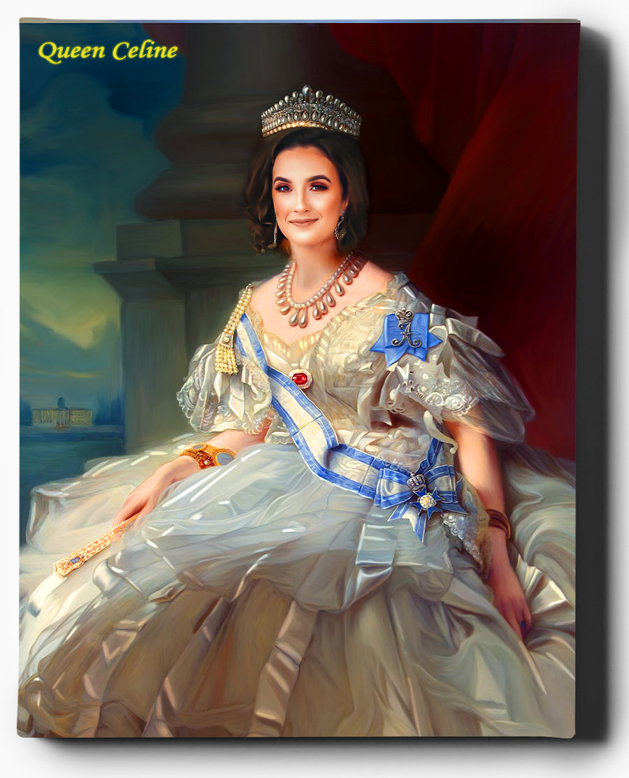 Custom Royal Portraits | The Princess | Custom Gift For Her - Regal Pawtraits