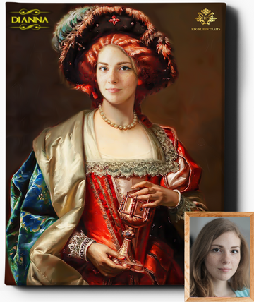 The Empress II | Custom Royal Portraits | Custom Gift for Her - Regal Pawtraits