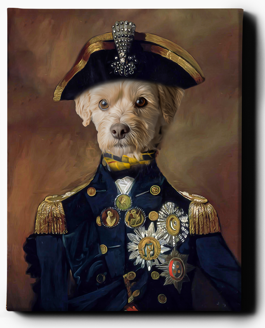 Lord Nelson | Custom Pet Portrait | Custom Royal Portraits - Regal Pawtraits
