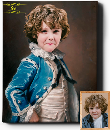 Little Lord II | Custom Royal Portraits | Custom Gift for Him - Regal Pawtraits