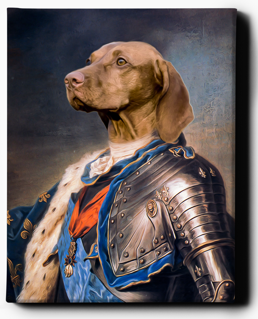 Royal Admiral | Custom Pet Portrait | Custom Royal Portraits - Regal Pawtraits