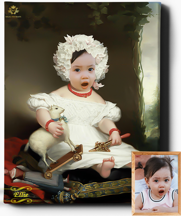 Regal Toddler | Custom Royal Portraits | Custom Gift for Kids - Regal Pawtraits