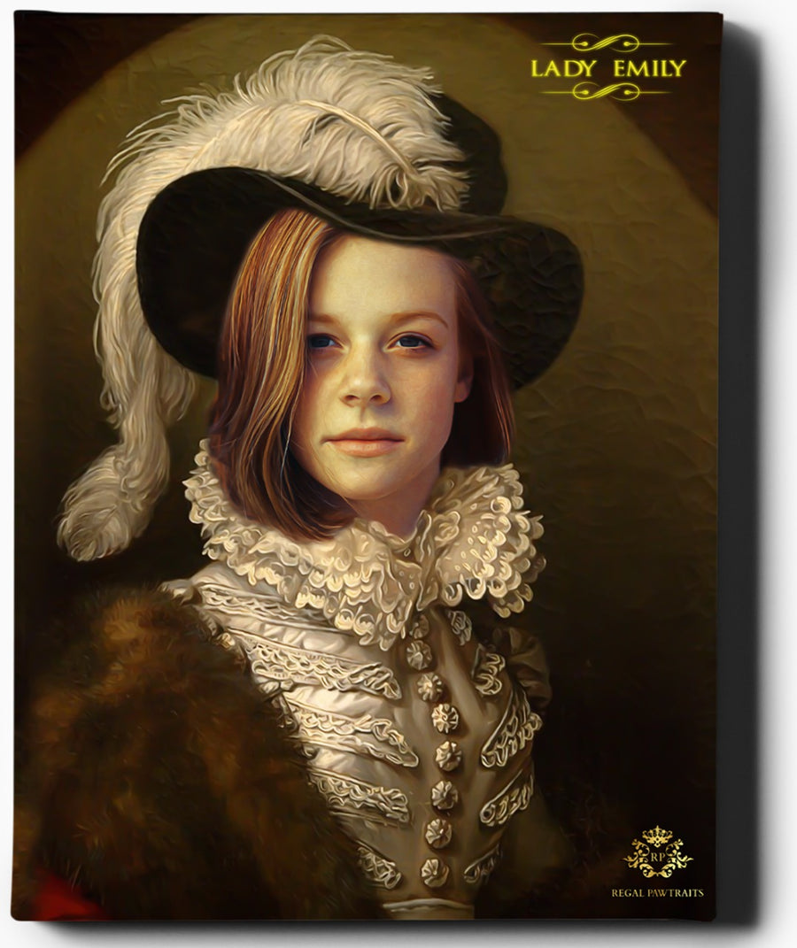 Custom Royal Portraits | The Socialite | Custom Gift For Her - Regal Pawtraits