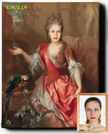 Custom Royal Portraits | The Regal Princess III | Custom Gift For Her - Regal Pawtraits