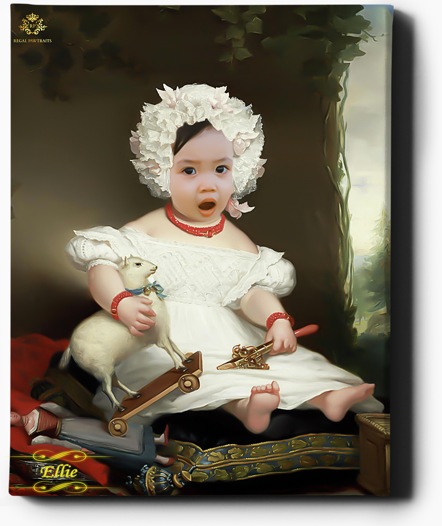 Regal Toddler | Custom Royal Portraits | Custom Gift for Kids - Regal Pawtraits